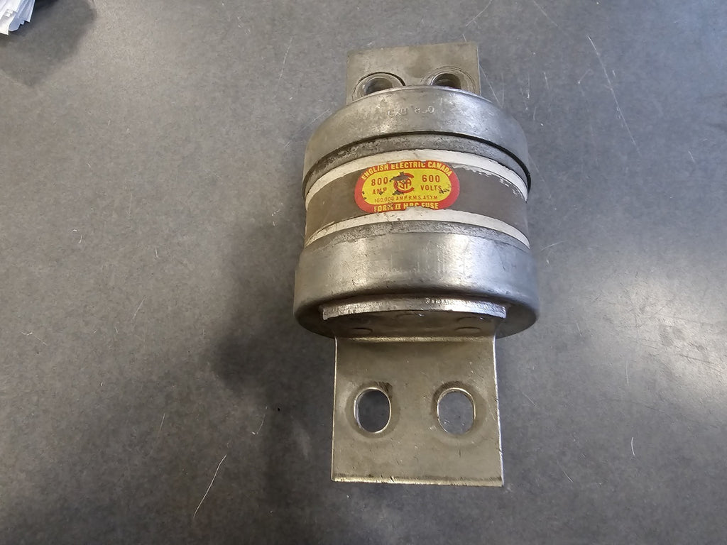 ENGLISH ELECTRIC 800 Amp 600 Volts Form II HRC Fuse CXU800