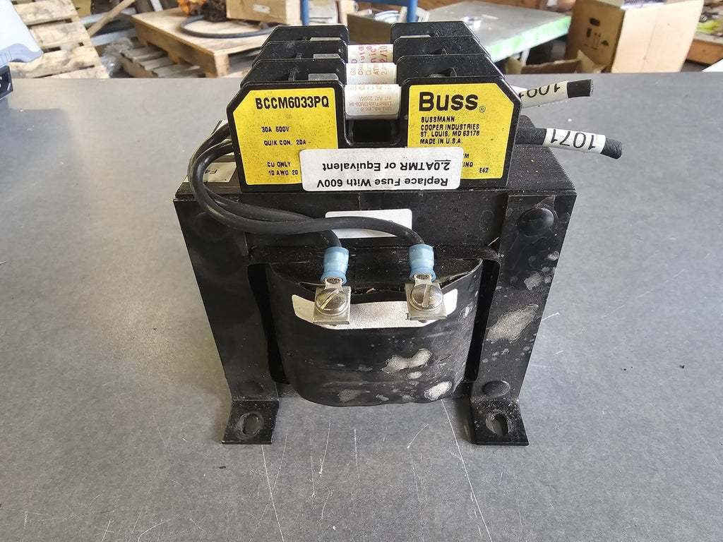 BUSSMANN Fused Industrial Control Transformer Assembly BCCM6033PQ