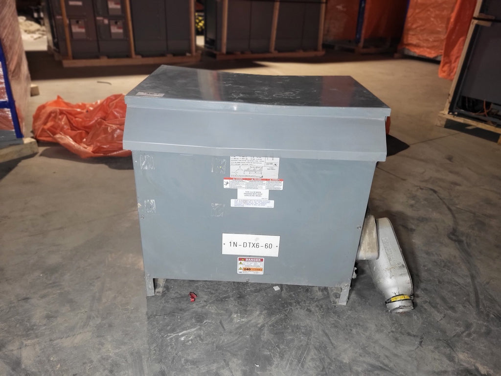 SQUARE D 75 kVA Transformer 600 Pri. Volts, 208Y/120 Sec. Volts C75T8HCU