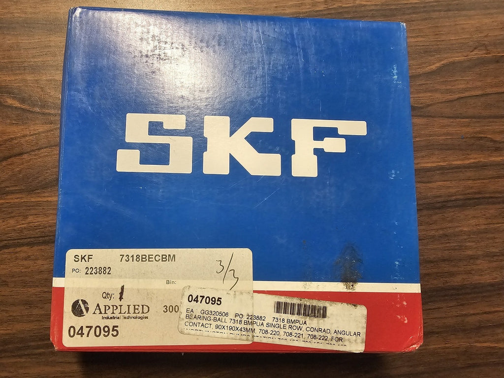 SKF Single Row Angular Contact Ball Bearing 7318 BECBM