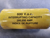 TRON 125 Amp 600V Class C Fuse CGL-125