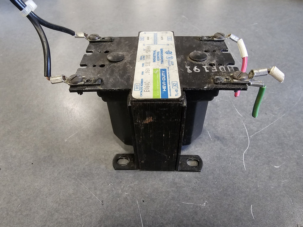 GENERAL SIGNAL 0.06 kVA Control Transformer 600 Pi. Volts, 120 Sec. Volts E060C