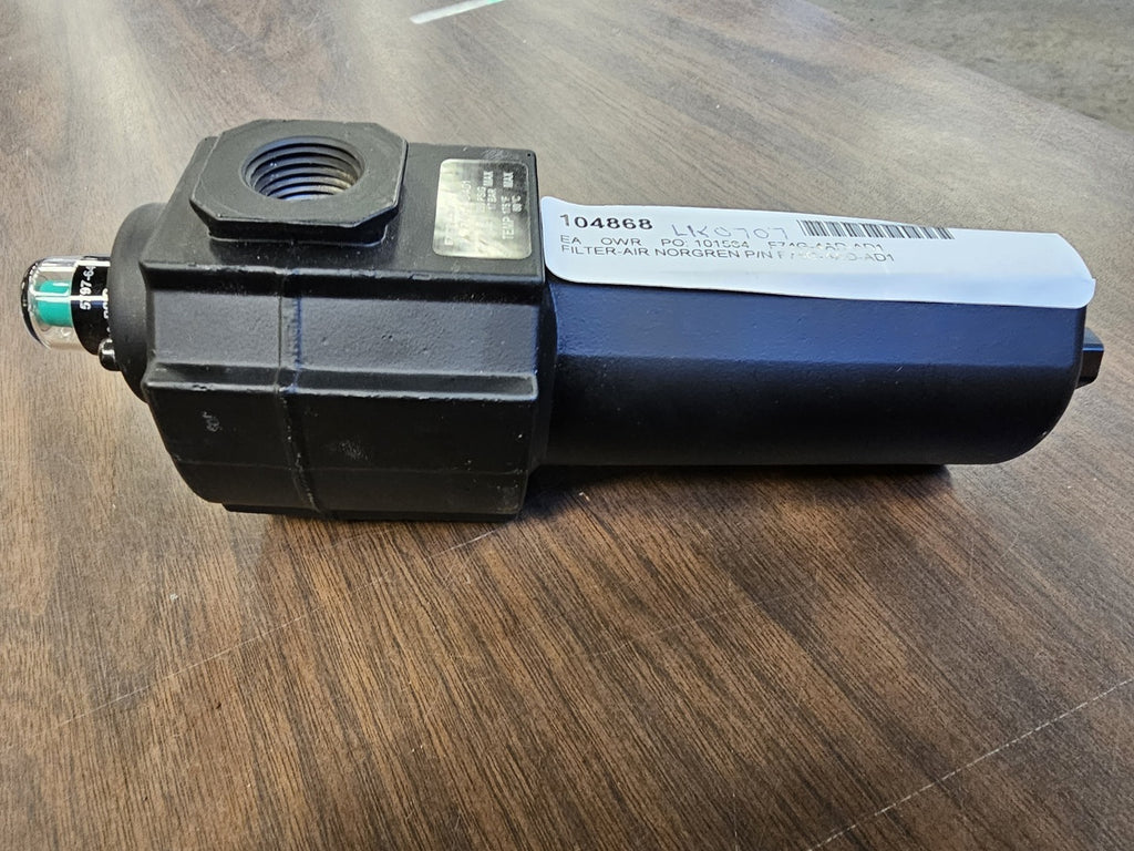 NORGREN Oil Fog Lubricator F74G-4AD-AD1