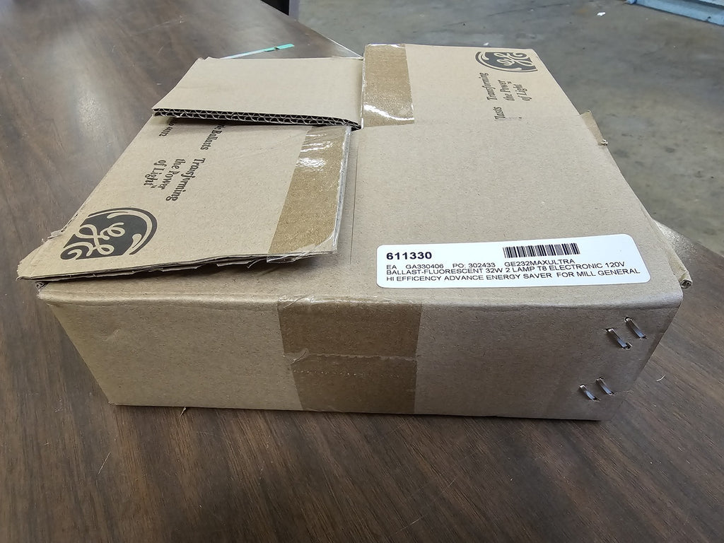 GENERAL ELECTRIC 120/277 Volts 2 Lamp Ultra-Max Electronic Ballast GE232MAXULTRA (Box of 5)