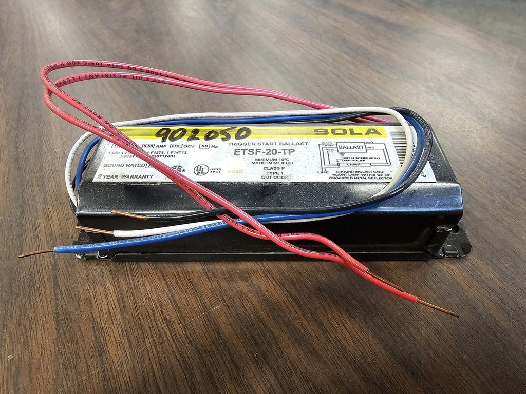 SOLA 120V 1 Lamp Trigger Start Ballast ETSF-20-TP