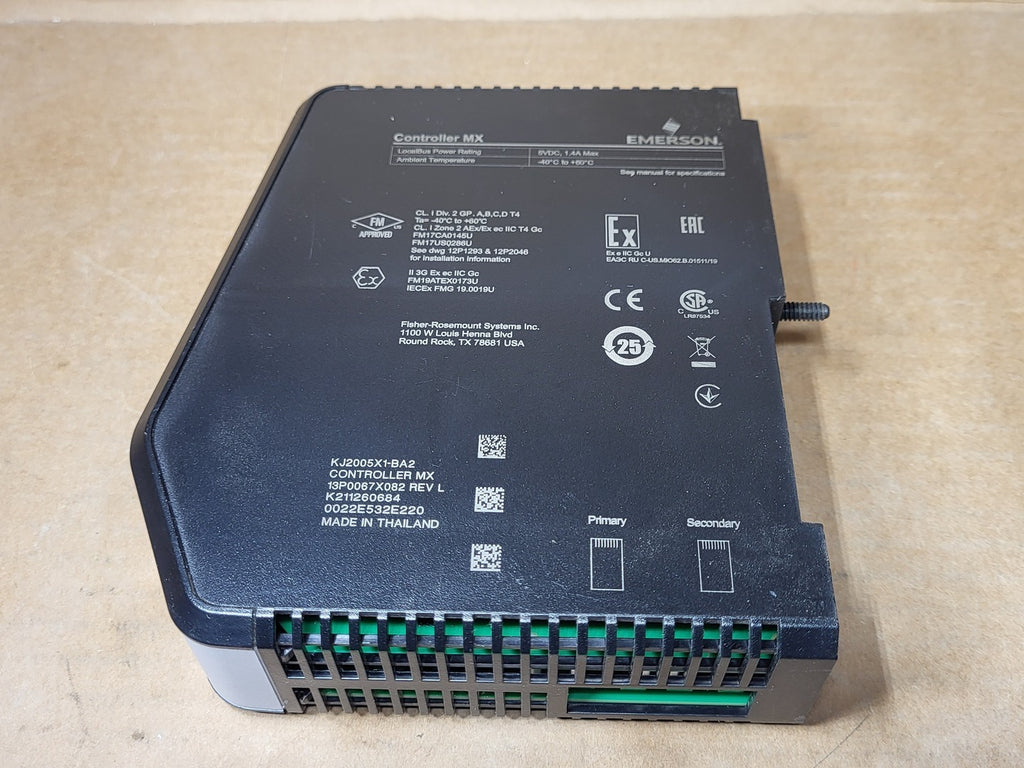 EMERSON MX Controller DeltaV KJ2005X1-BA2