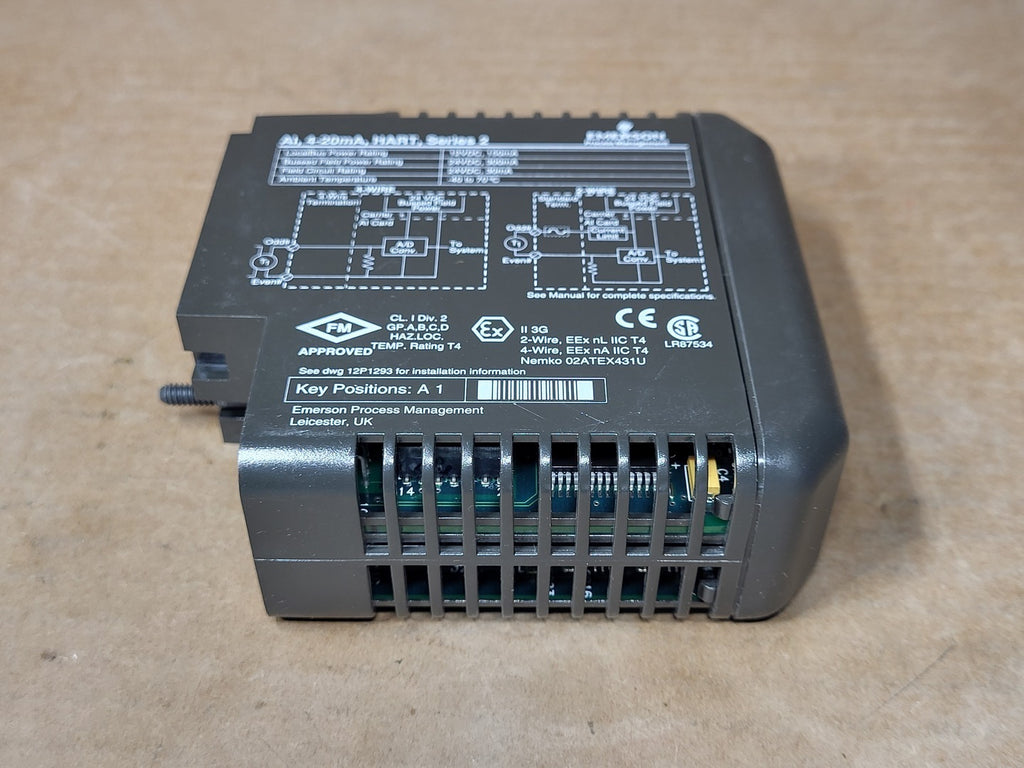 FISHER-ROSEMOUNT SYSTEMS 4-20 mA Analog Input Module HART KJ3222X1-BA1