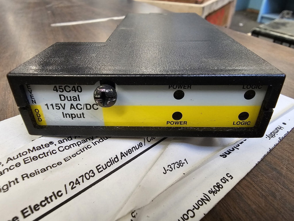 RELIANCE ELECTRIC  Dual 115 Volts AC/DC Input Module 45C40
