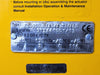 EL-O-MATIC Pneumatic Valve Actuator, Type ES0950.U2A04A.S36KL0