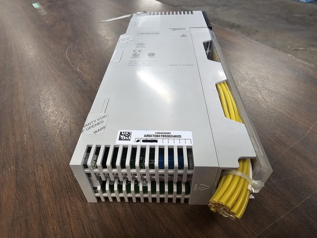 SCHNEIDER ELECTRIC Discrete Input Module Modicon Quantum 140DAI54300, 16 PT, 115V