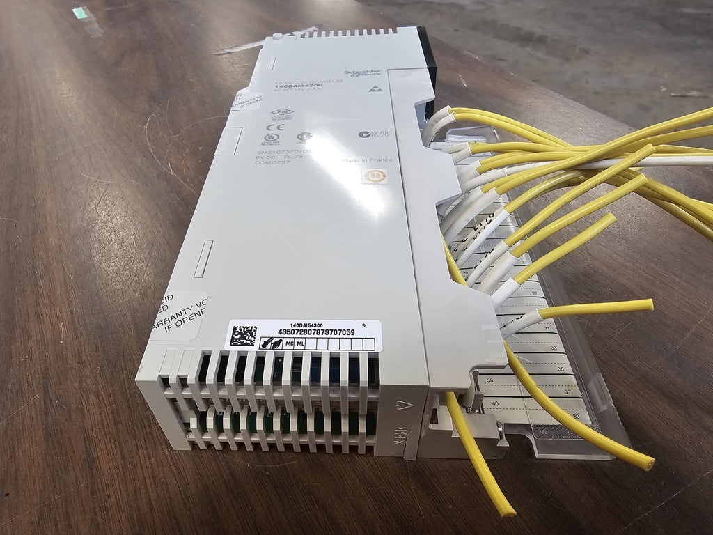 SCHNEIDER ELECTRIC Discrete Input Module Modicon Quantum 140DAI54300, 16 PT, 115V