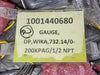 WIKA Differential Pressure Gauge w/ Capillaries and Mounting Kit