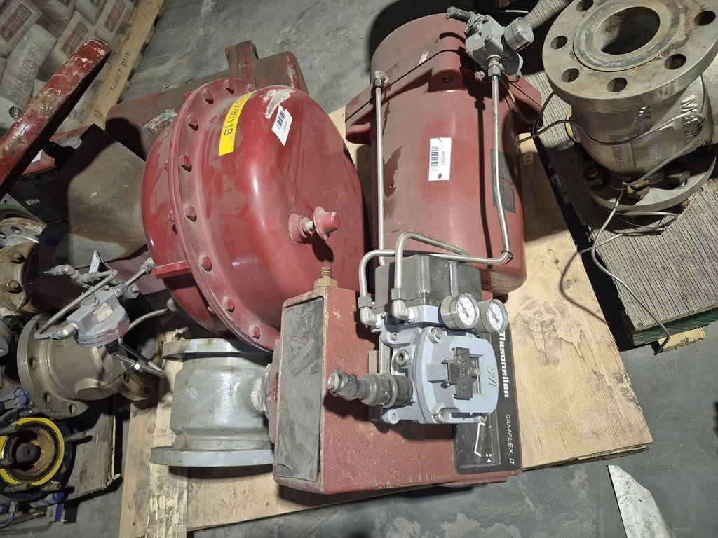 MASONEILAN 6" Class 150 Camflex II Rotary Control Valve w/ Actuator 35-35212