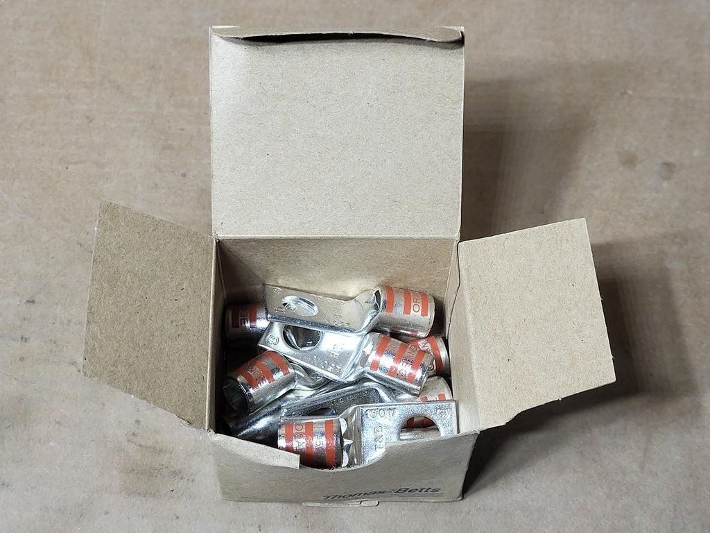 THOMAS & BETTS 3/0 AWG, 1/2" Stud Size, One Hole Copper Lug 54165-TB (Box of 10)