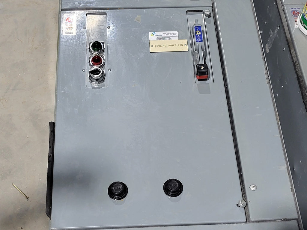 SQUARE D MCC Bucket Motor Starter Control Panel 8998 QC434