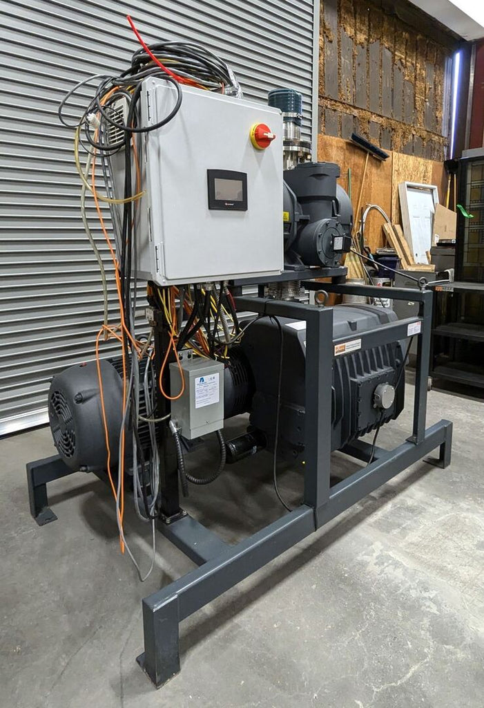 BUSCH 760 m3/h Vacuum Pump System R5 RA 0630-C406.12XG w/ Vacuum Booster