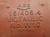 VICTAULIC 16" AGS Grooved End Pipefitting 90deg Elbow No. W10