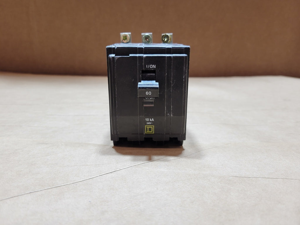 SQUARE D 60 Amp, 3 Pole, 240 Volt Circuit Breaker QOB360