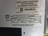 SQUARE D Model 6 Motor Control Center MCC Section, 600V, 3PH, 1200A Bus