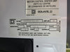 SQUARE D Model 6 Motor Control Center MCC Section, 600V, 3PH, 1200A Bus