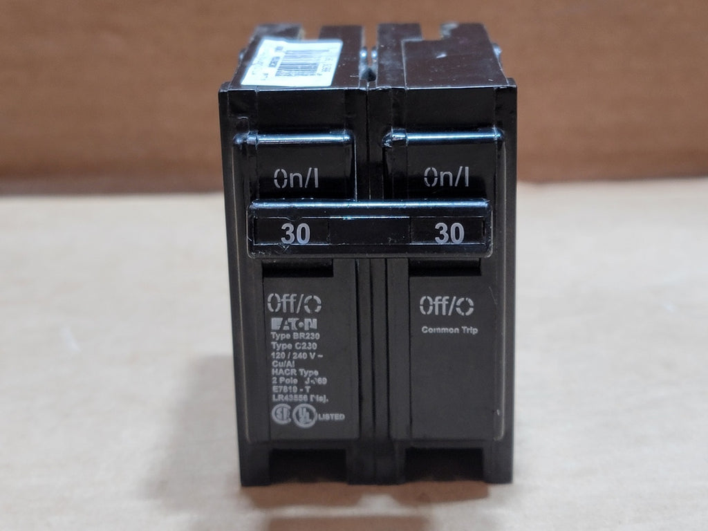 EATON 30 Amp, 2 Pole, 120/240 Volt Circuit Breaker BR230