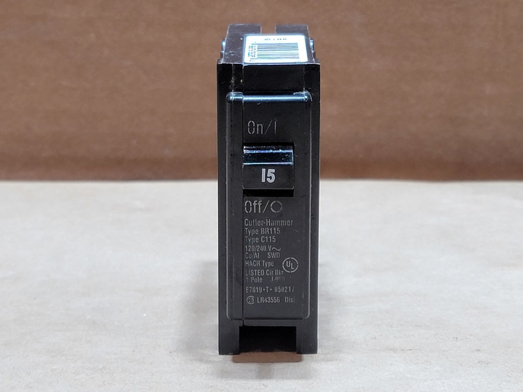 CUTLER-HAMMER 15 Amp, 1 Pole, 120/240 Volt Circuit Breaker BR115