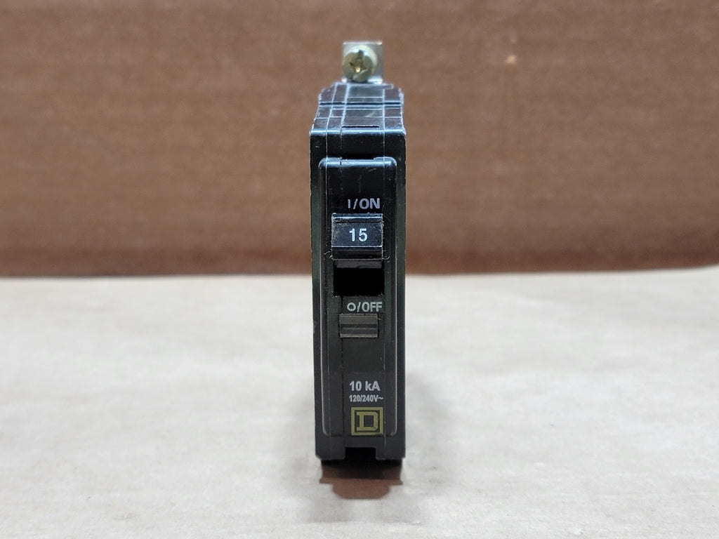 SQUARE D 15 Amp, 1 Pole, 120/240 Volt Circuit Breaker QOB115