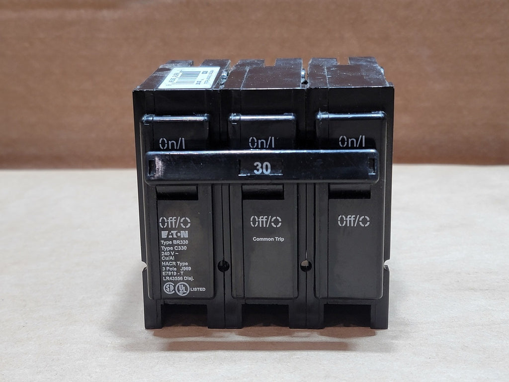 EATON 30 Amp, 3 Pole, 240 Volts Circuit Breaker BR330