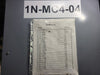 SQUARE D Model 6 Motor Control Center MCC Section, 600V, 3PH, 1200A Bus