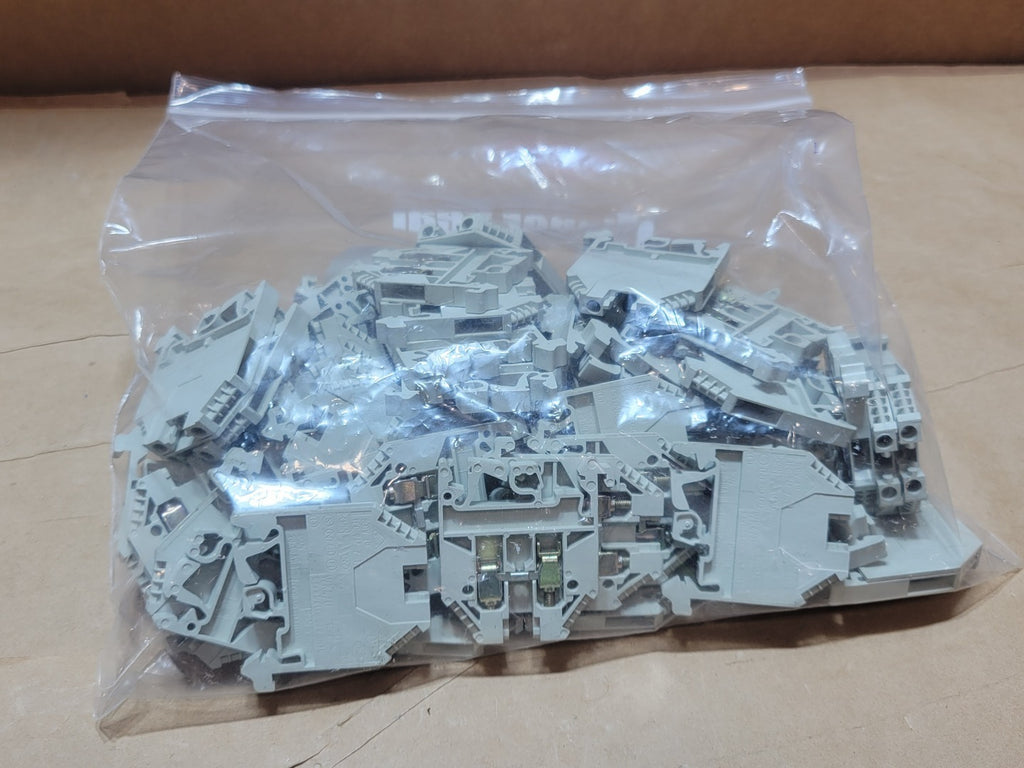 WIELAND Din Rail Terminal Block WK4/U (Lot of 53)