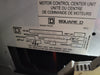 SQUARE D Model 6 Motor Control Center MCC Section, 600V, 3PH, 1200A Bus