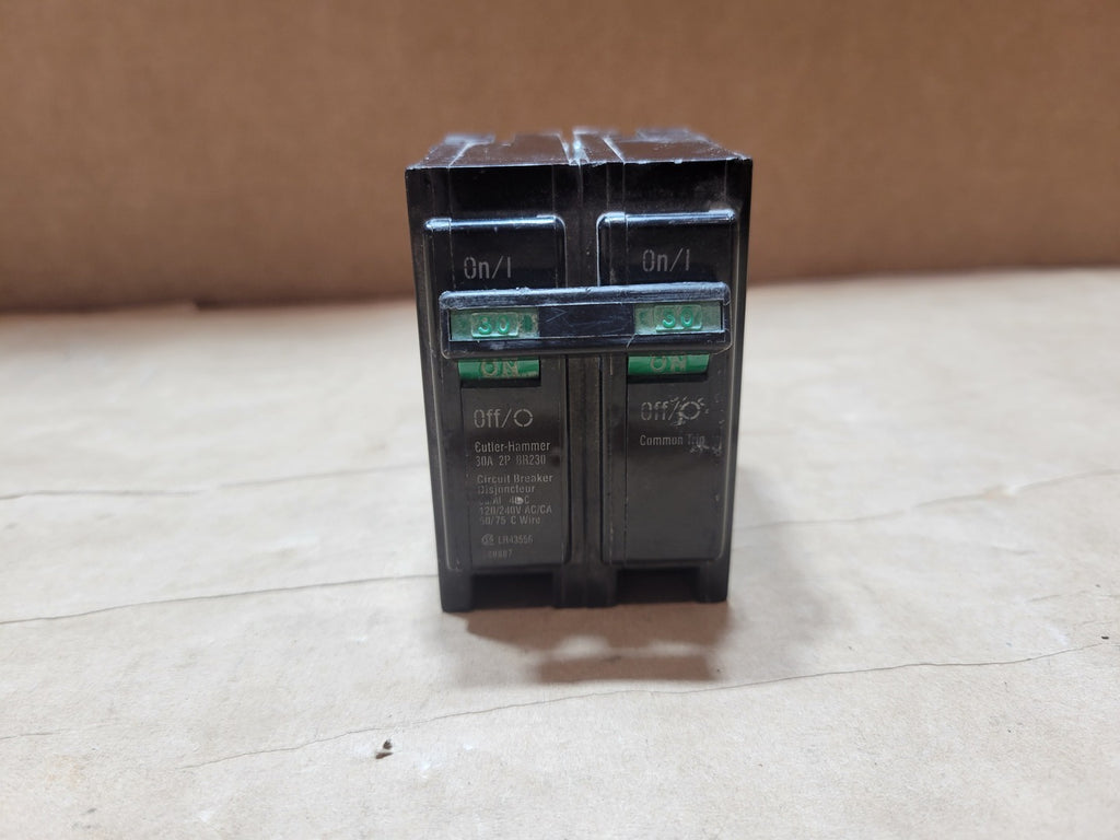 CUTLER-HAMMER 30 Amp, 2 Pole, 120/240 Volts Circuit Breaker BR230