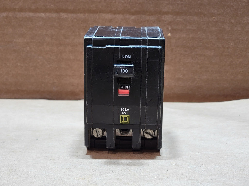 SQUARE D 100 Amp, 3 Pole, 240 Volts Circuit Breaker QO3100