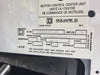 SQUARE D Model 6 Motor Control Center MCC Section, 600V, 3PH, 1200A Bus