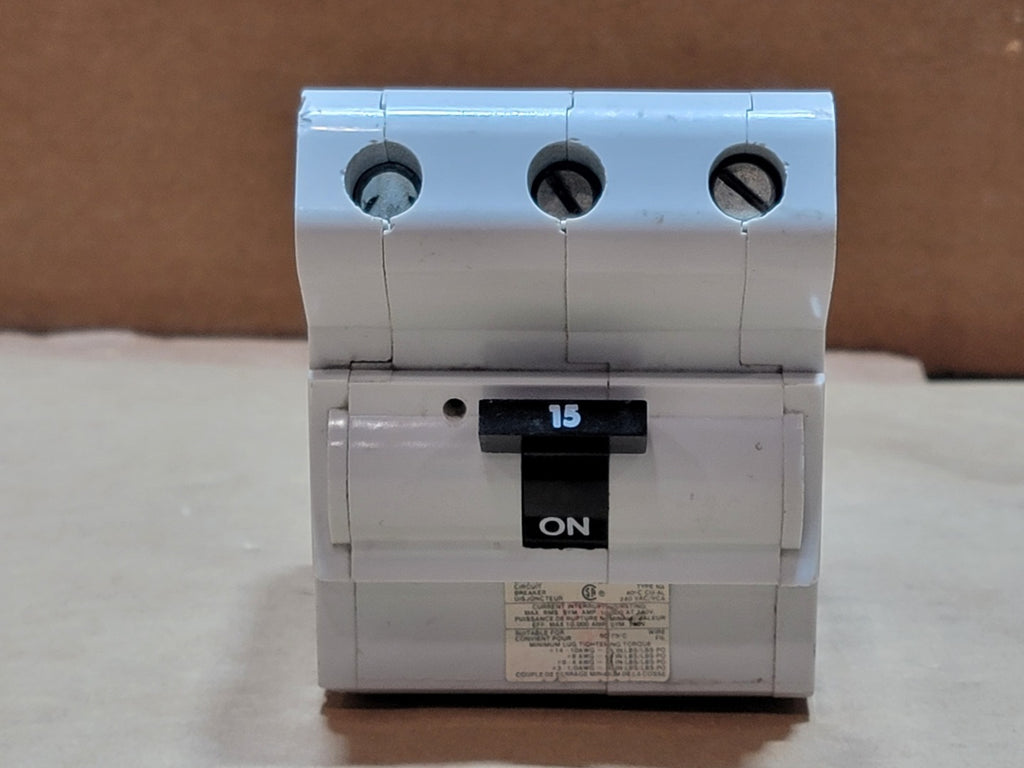 FEDERAL PIONEER 15 Amp, 3 Pole, 240 Volts Circuit Breaker NA3P15