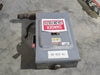 SQUARE D 200 Amp, 3 Pole, 600 Volt Fusible Heavy Duty Safety Switch Disconnect CH364RB