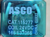 ASCO Relay 115277, 166E37066, 24 VDC w/ Socket