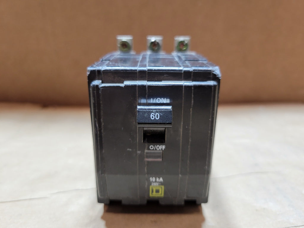 SQUARE D 60 Amp 3 Pole 240 Volts Circuit Breaker QOB360
