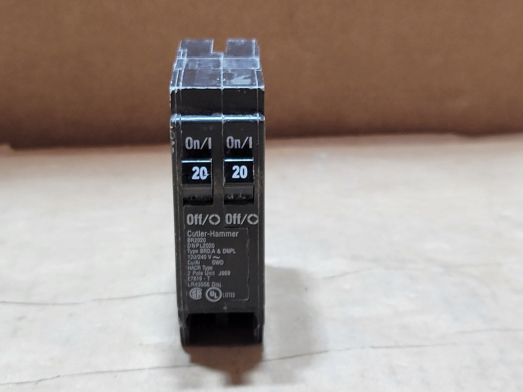 SIEMENS 20 Amp 2 Pole 120/240 Volts Circuit Breaker BR2020, DNPL2020