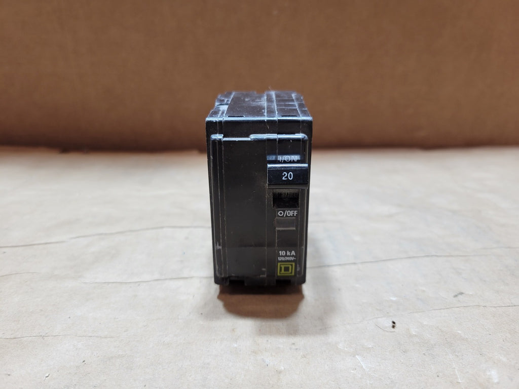 SQUARE D 20 Amp, 2 Pole, 120/240 Volts Circuit Breaker QO220