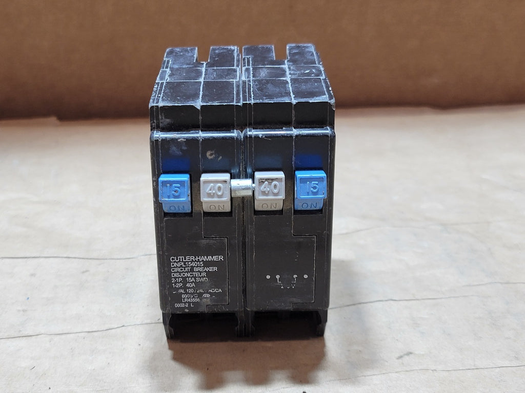 SIEMENS 15/40 Amp Quad Pole 120/240 Volts Circuit Breaker DNPL154015