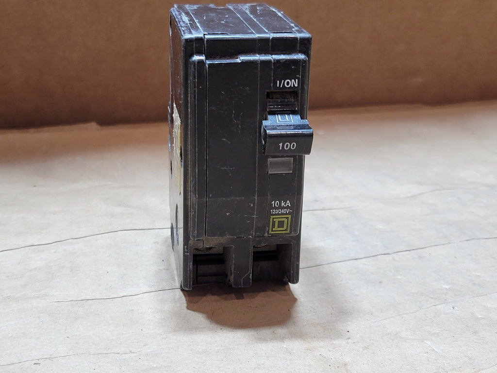 SQUARE D 100 Amp 2 Pole 120/240 Volts Circuit Breaker QO2100