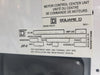 SQUARE D Model 6 Motor Control Center MCC Section, 600V, 3PH, 1200A Bus