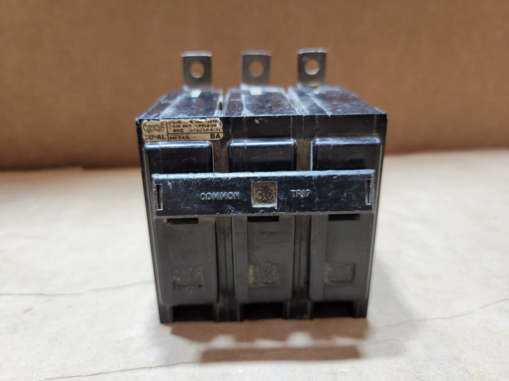TECO-WESTINGHOUSE 30 Amp, 3 Pole, 240 Volts, Circuit Breaker BAB3030H