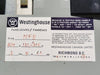 WESTINGHOUSE 400 Amp, 120/208V, 3Ph, 4W, 42 Circuits Panelboard Type NFB