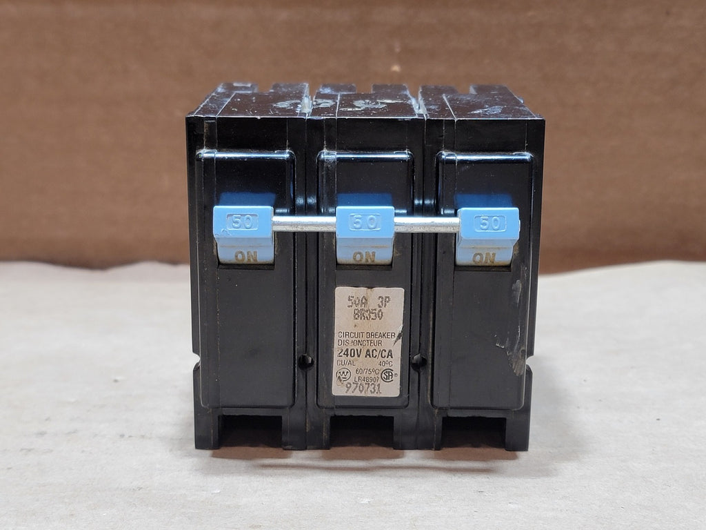 TECO-WESTINGHOUSE 50 Amp, 3 Pole, 240 Volts Circuit Breaker BR350