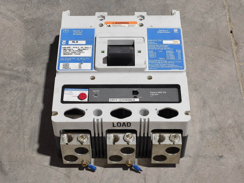 CUTLER-HAMMER 600 Amp 600 Volts 3 Pole Circuit Breaker HLD3600F