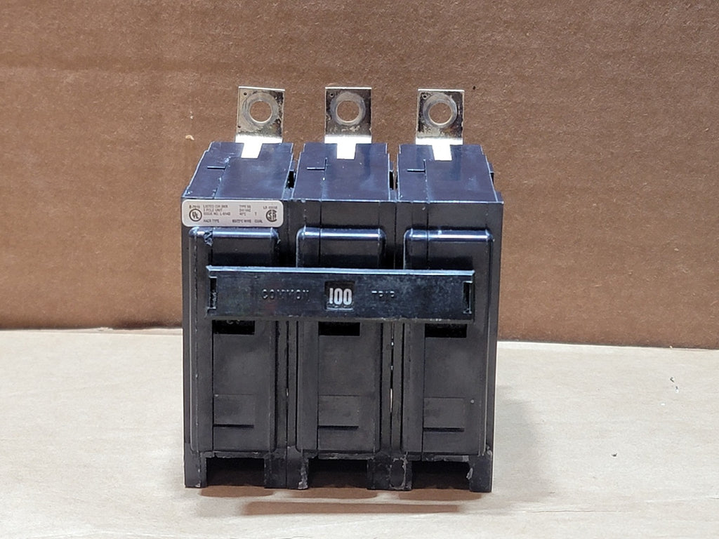 EATON 100 Amp, 3 Pole, 240 Volts Circuit Breaker BAB3100H