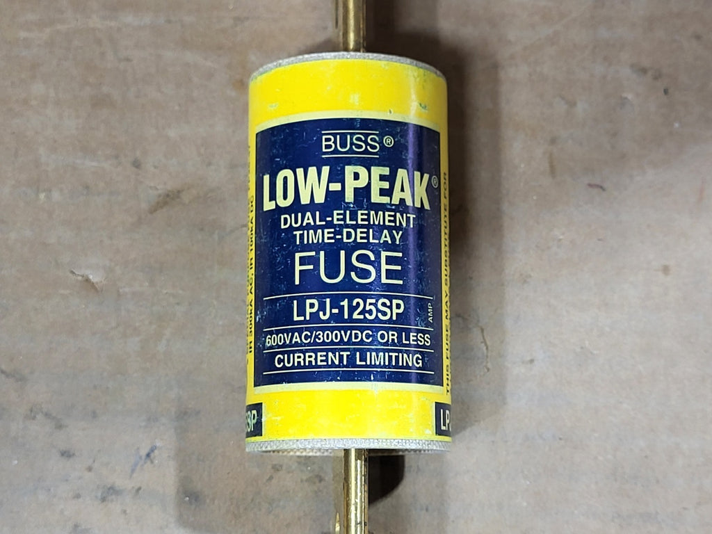 BUSSMANN 125 Amp 600 Volts Class J Fuse LPJ-125SP
