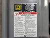 SQUARE D 50 Amp, 600 Volts Fusible Disconnect Switch CH362
